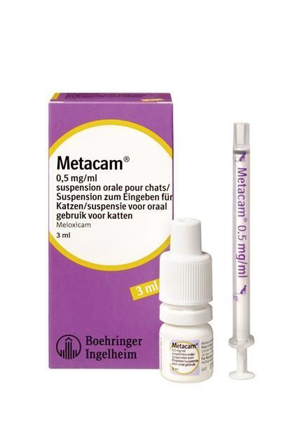 Omzet waterstof Ramkoers Metacam kat 0,5 mg/ml 3 ml