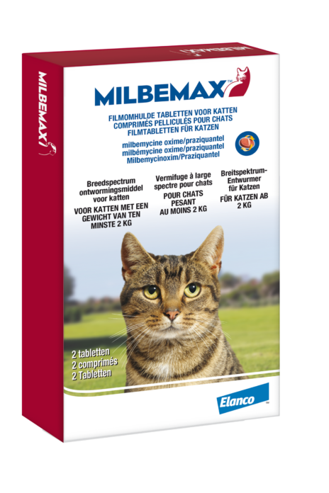 Milbemax kat M | 16 mg/40 mg | 4 tabletten