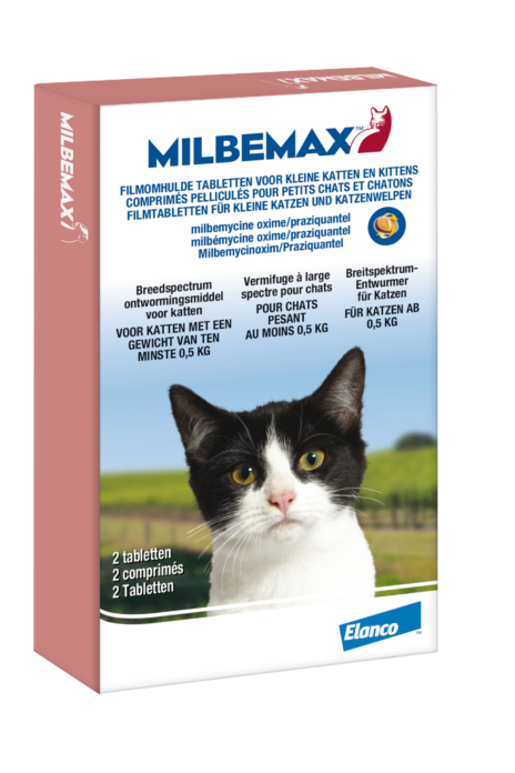 Milbemax kat S | 4 mg/10 mg | 2 tabletten